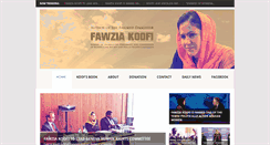Desktop Screenshot of fawziakoofi.org